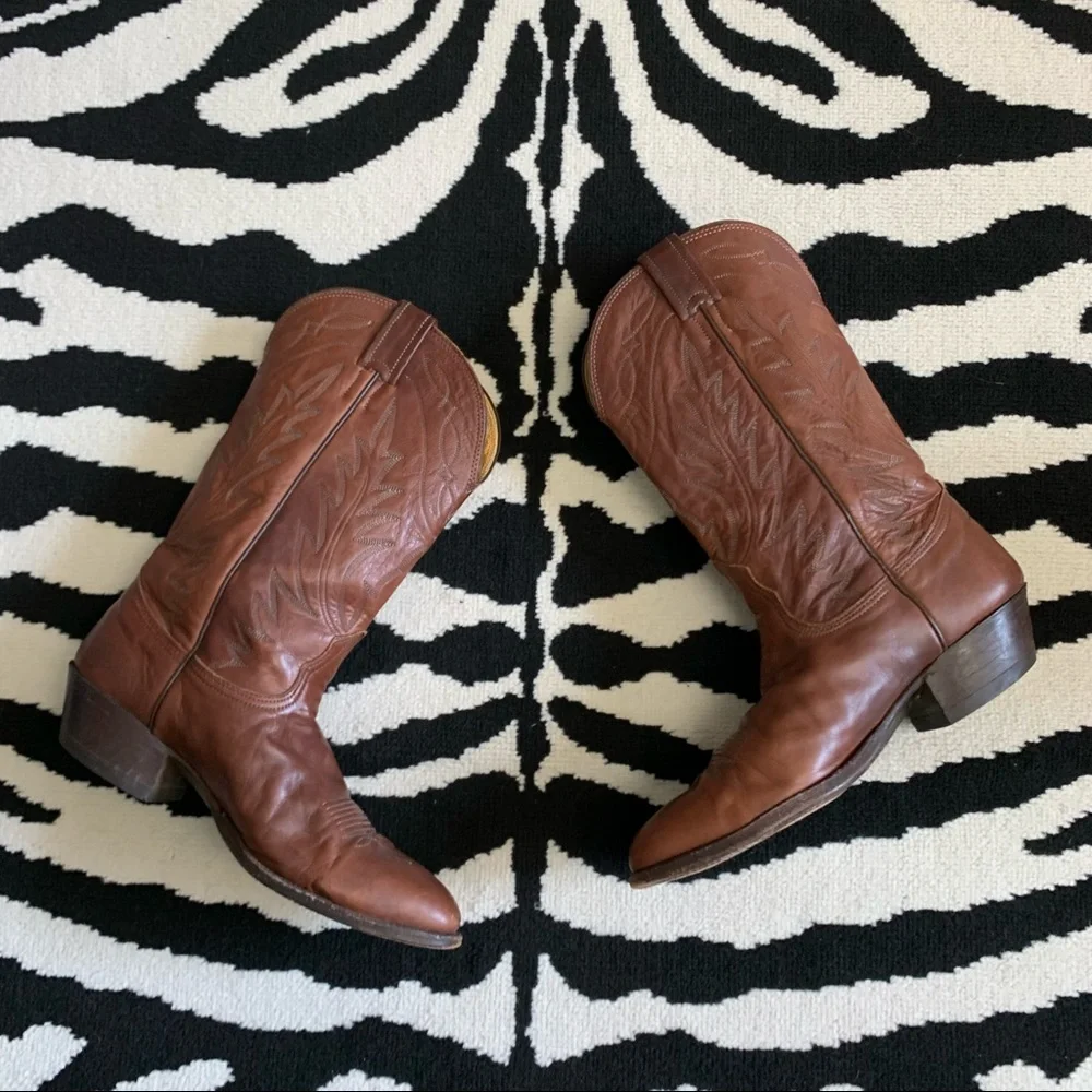 Nocona Cowboy Western Boots Men’s Size 9 Women’s Size 10.5 - Picture 2 of 14